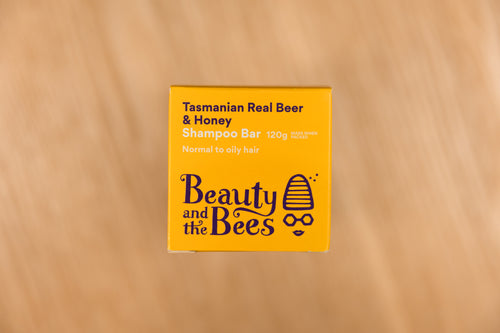 Tasmanian Real Beer & Honey Shampoo Bar (Ginger, Cinnamon, Nutmeg) 120g