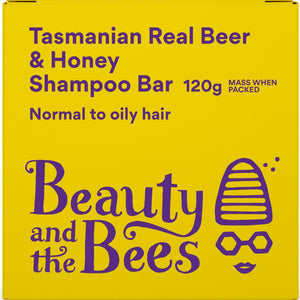 Tasmanian Real Beer & Honey Shampoo Bar (Unscented) - 120g