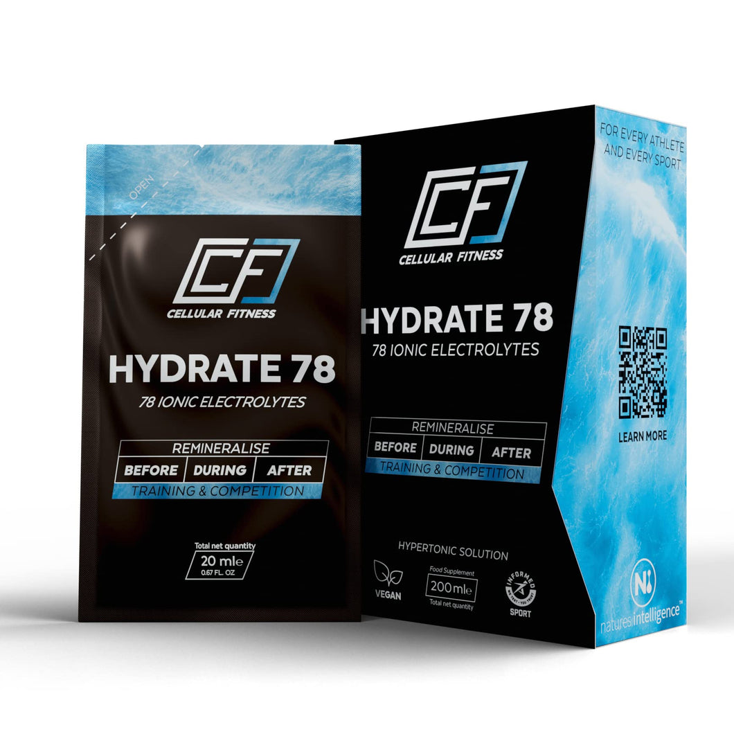 Hydrate 78 (Hypertonic) Quinton Water - Box of 10 x 20ml