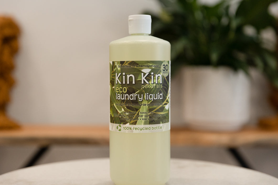 Kin Kin Naturals Laundry Liquid - Eucalypt & Lemon Myrtle - 1050mL