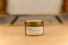 Load image into Gallery viewer, Happy - Lemon Canary Gold Tin Candle - 110ml