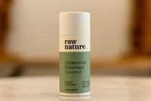 Load image into Gallery viewer, Raw Nature Cedarwood, Rosemary &amp; Coconut Deodorant - 50g