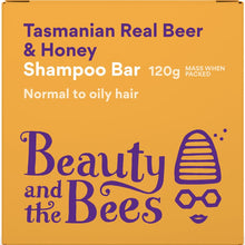 Load image into Gallery viewer, Tasmanian Real Beer &amp; Honey Shampoo Bar (Ginger, Cinnamon, Nutmeg) 120g