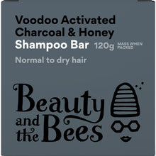 Load image into Gallery viewer, Voodoo Activated Charcoal &amp; Honey Shampoo - Minty Fresh - 120g