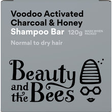 Load image into Gallery viewer, Voodoo Activated Charcoal &amp; Honey Shampoo - Liquorice &amp; Mint - 120g