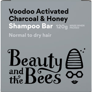 Voodoo Activated Charcoal & Honey Shampoo - Liquorice & Mint - 120g