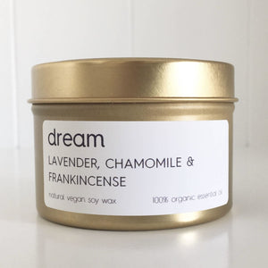 Dream - Lemon Canary Gold Tin Candle - 110ml