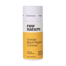 Load image into Gallery viewer, Raw Nature Orange, Black Pepper &amp; Coconut Deodorant - 50g